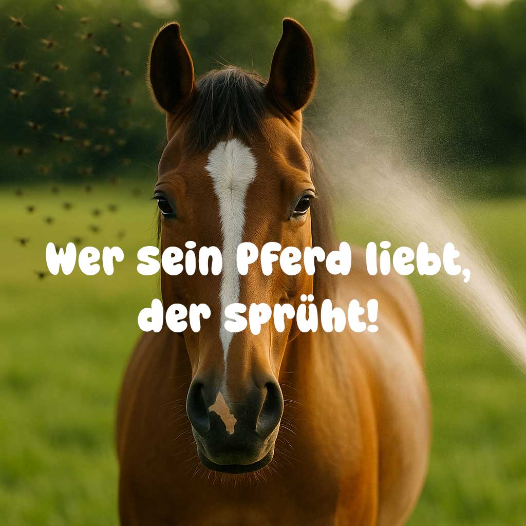 Wer sein Pferd liebt, sprüht! Unsere Fliegensprays im Detail
