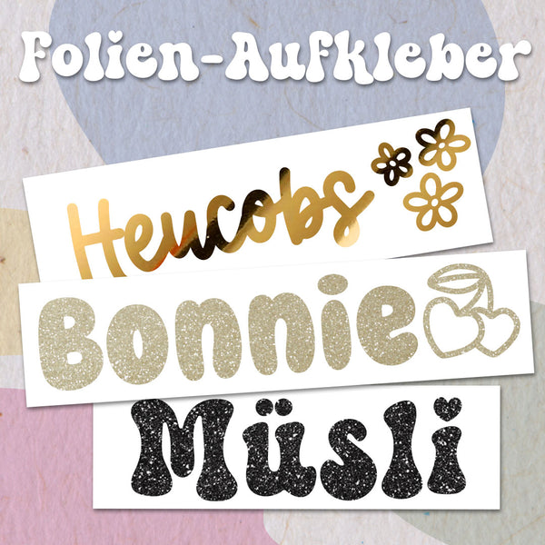 Individueller Folienaufkleber