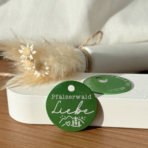 Individuelle runde Marke