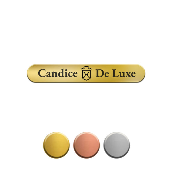 Namens-Plakette Metall klein