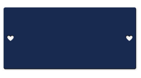 Tür- und Boxenschild "14x7"