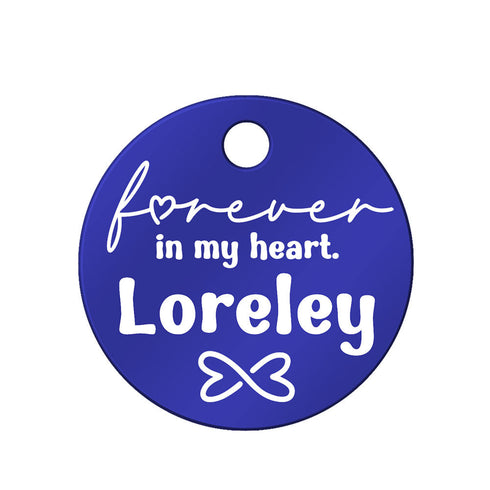 Individuelle runde Marke