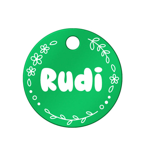 Individuelle runde Marke