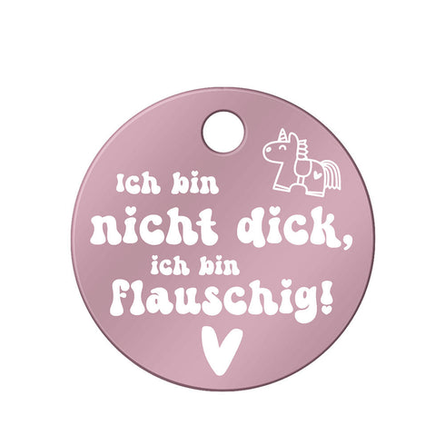 Individuelle runde Marke