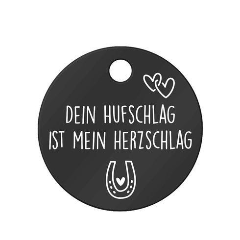 Individuelle runde Marke