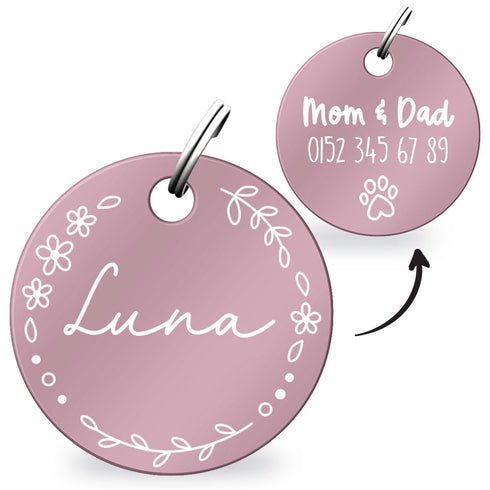 Individuelle runde Marke