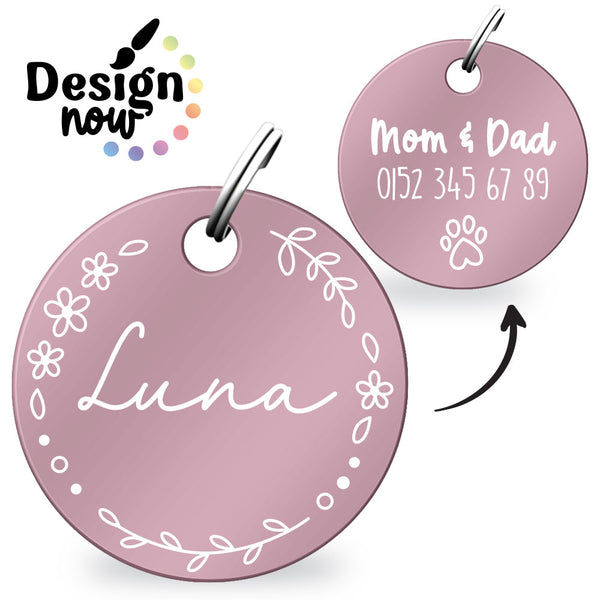 Individuelle runde Marke