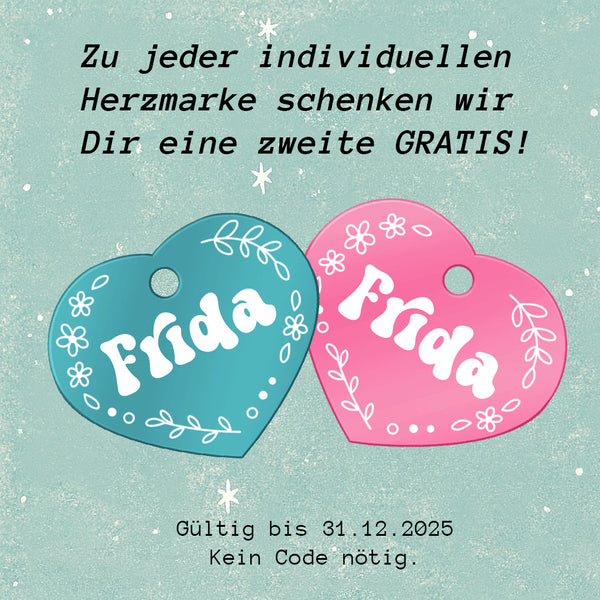 Individuelle Herzmarke