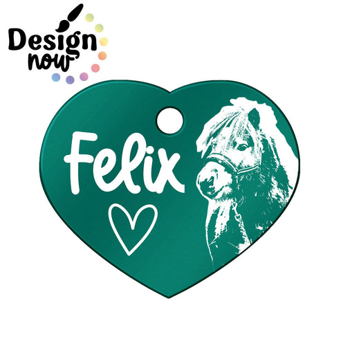 Individuelle Herzmarke