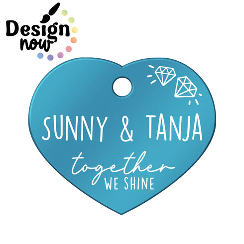 Individuelle Herzmarke